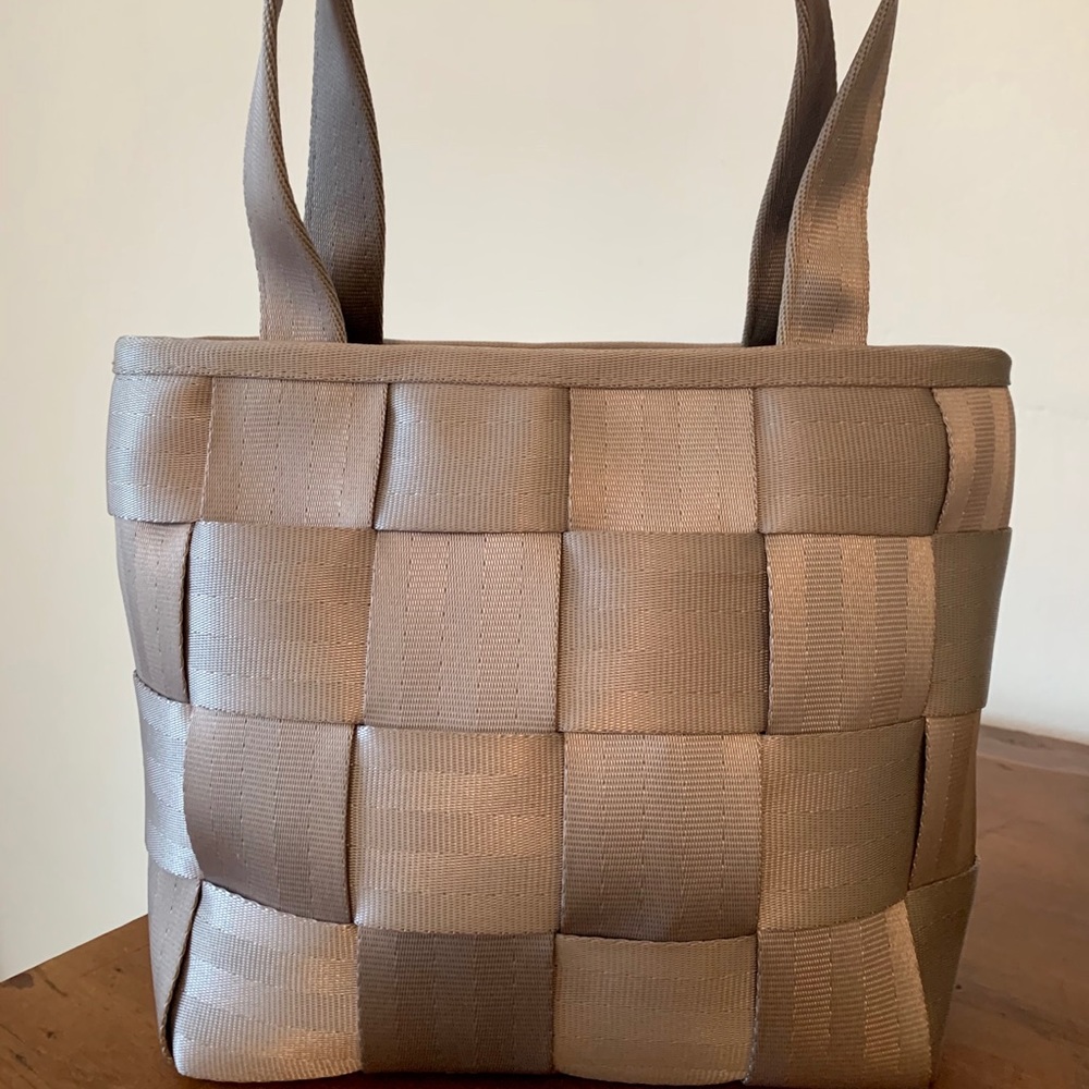 Silver bag by Harveys